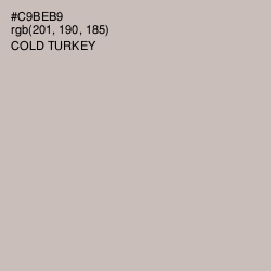 #C9BEB9 - Cold Turkey Color Image